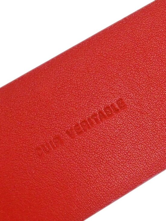 Chanel Belt Red Patent Leather Rhinestone main image 13